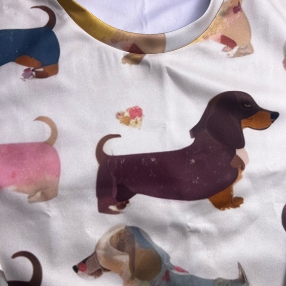 WOMES DACHSHUND PUPPIES TOP SIZE XL NIP - Picture 11 of 15